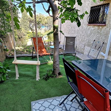 Studio Au Bas Des Cretes En Bas De Villa A La Ciotat Proche De La Mer Et De Marseille Bagian luar foto